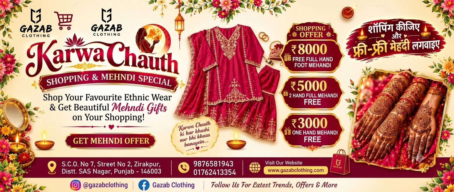 Festive Fashion & Special Offers at Gazab Clothing