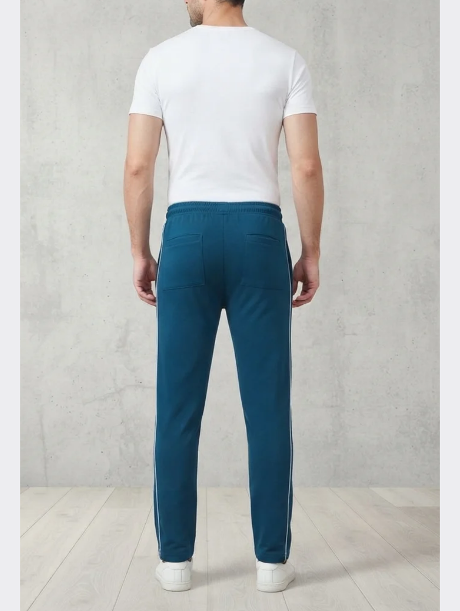 Teal Blue Athletic Track Trousers