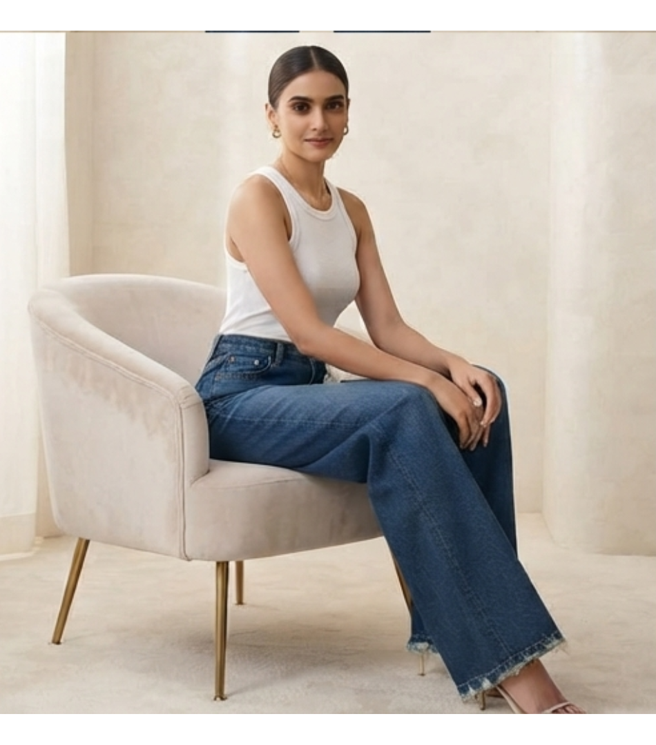 High-Rise Relaxed-Fit Denim Jeans