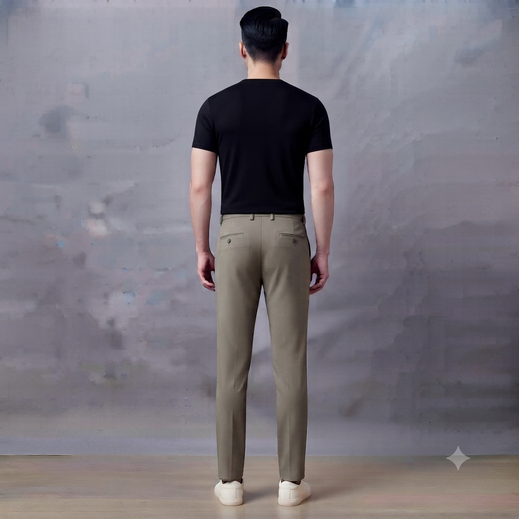 Men's Casual Slim-Fit Trousers