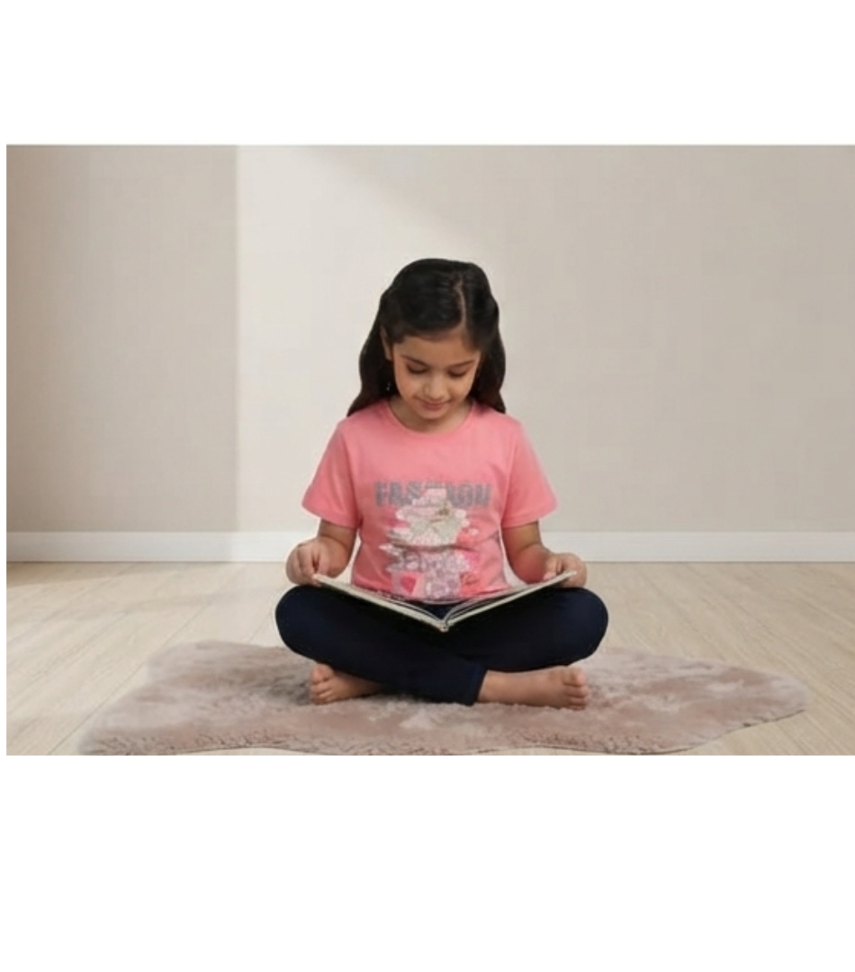 Coral Pink "Fashion" Graphic T-Shirt