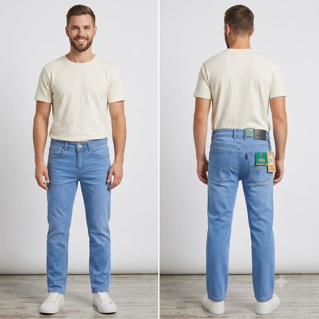Relaxed Fit Light Jeans