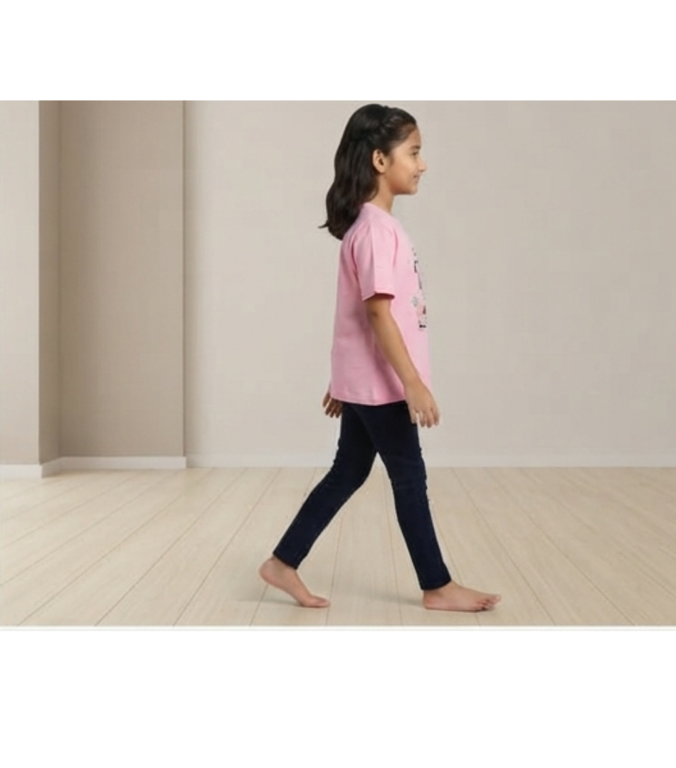 "LA Sport Style" Floral Pink T-Shirt