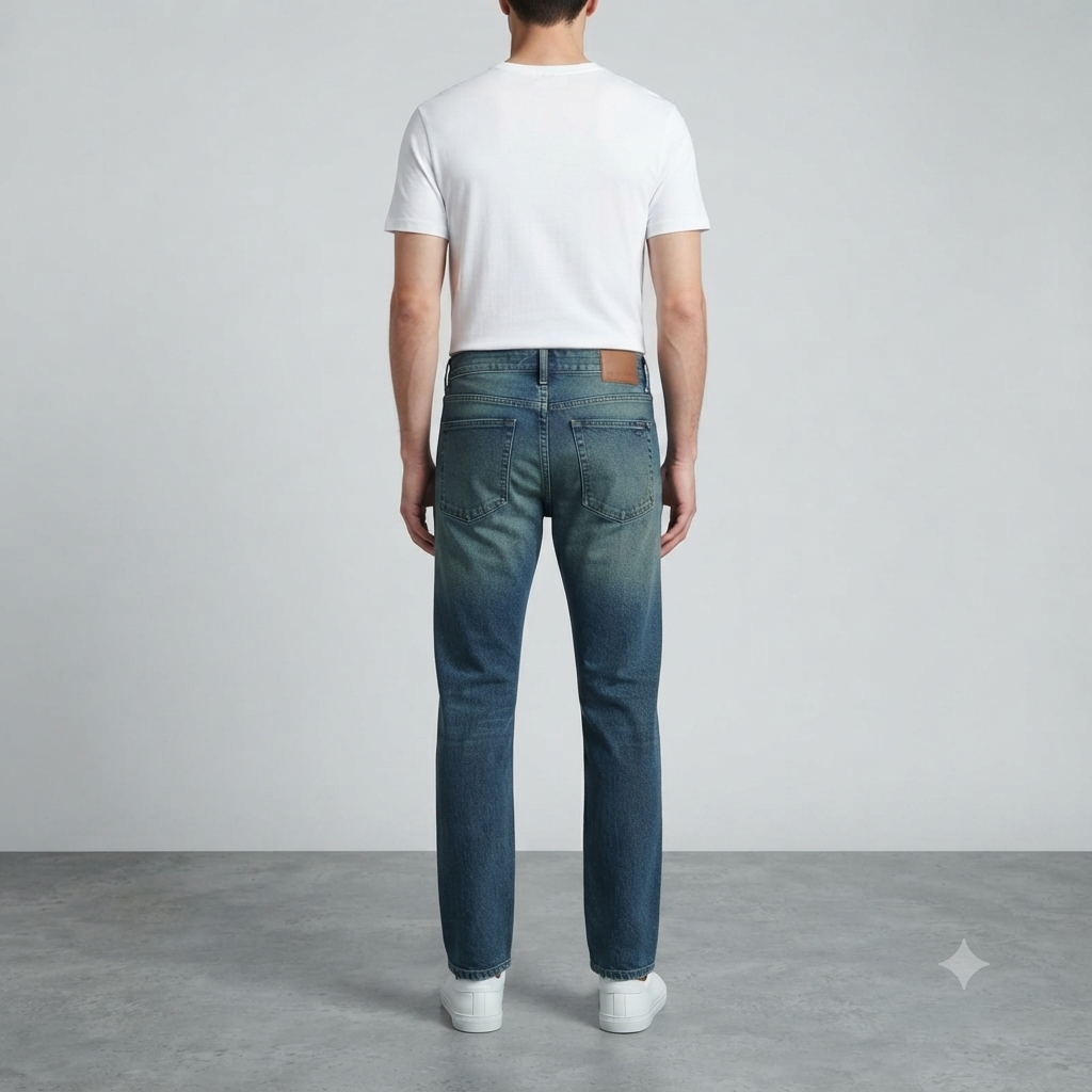 Men's Classic Slim-Fit Denim Jeans
