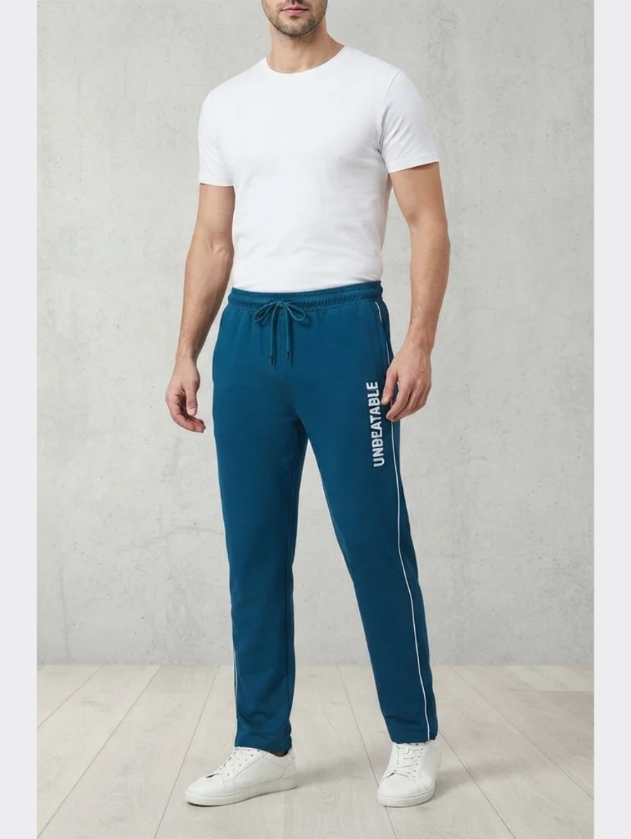 Teal Blue Athletic Track Trousers